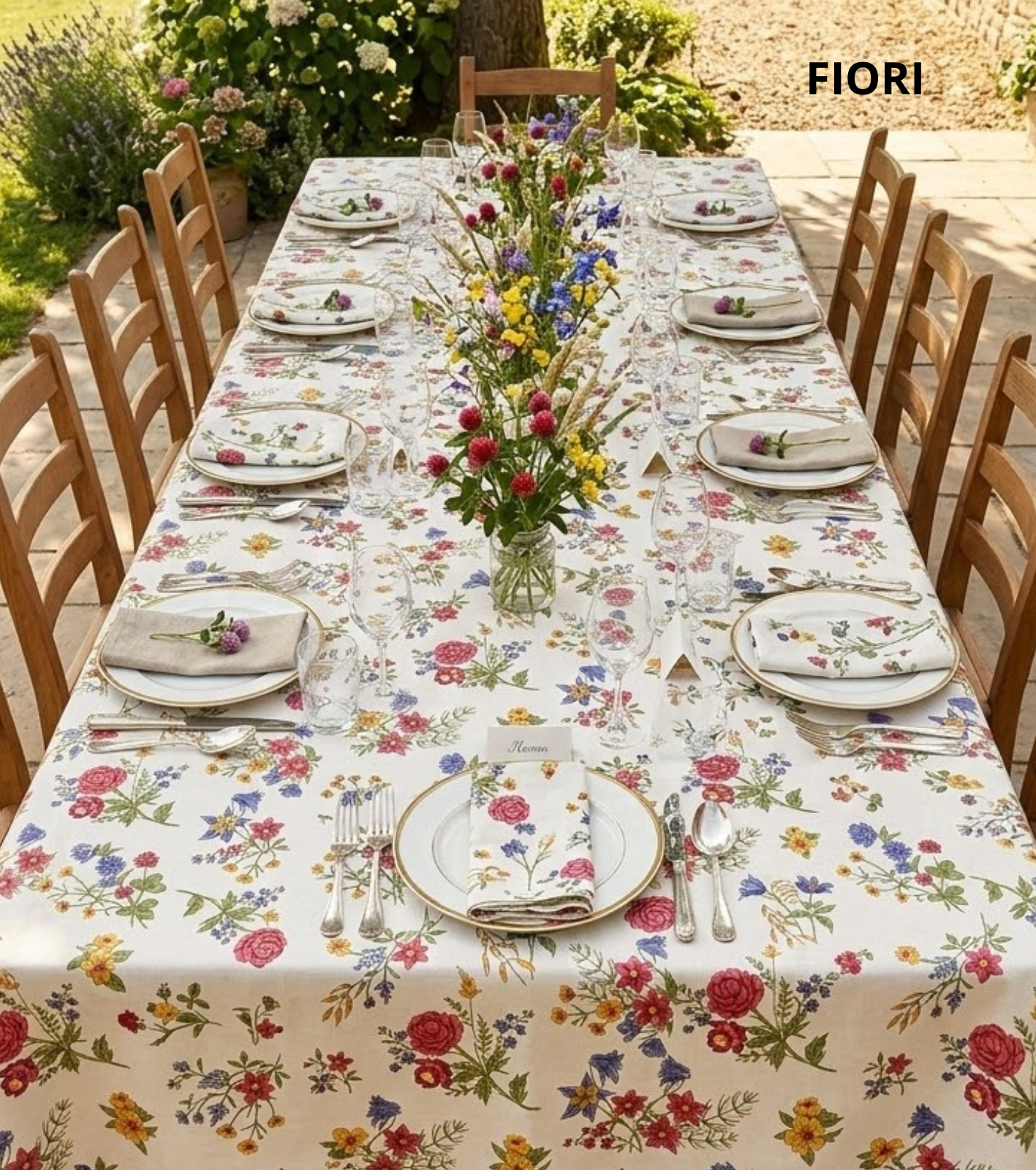 TABLECLOTH PRINT 12P 140X240 Tellini S.r.l. Wholesale Clothing